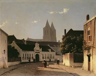 Gezicht op Arnhem, 1851
